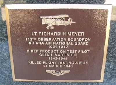 Lt Richard H Meyer Marker image. Click for full size.