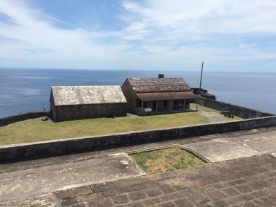 View from the ramparts south out to sea.. Click for full size. View from the ramparts south out to sea. image. Click for full size.