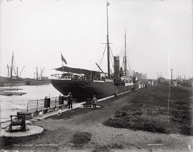 <i>Lachine Locks, Montreal</i>. Click for full size. <i>Lachine Locks, Montreal</i> image. Click for full size.