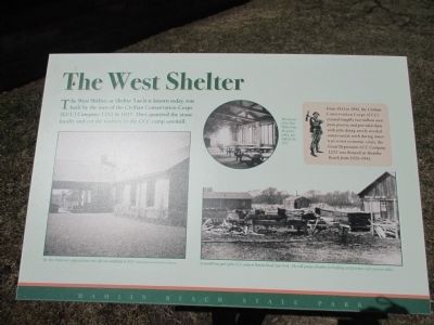 The West Shelter Marker image. Click for full size.