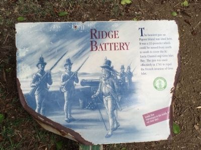 Ridge Battery Marker. Click for full size. Ridge Battery Marker image. Click for full size.