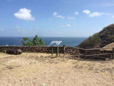 Wide view of Fort Rodney Marker. Click for full size. Wide view of Fort Rodney Marker image. Click for full size.