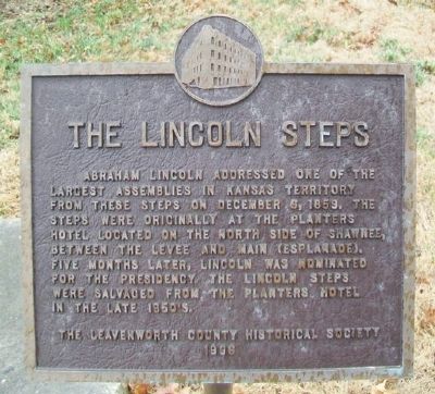 The Lincoln Steps Marker image. Click for full size.