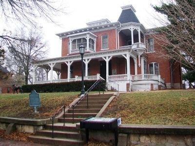 The Carroll House and Marker. Click for full size. The Carroll House and Marker image. Click for full size.