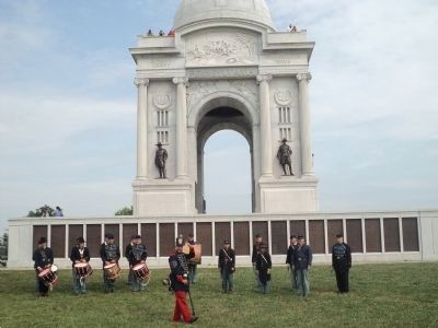 Calvert Arms Fife & Drums at the Pennsylvania Memorial image. Click for full size.
