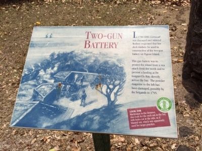 Two-Gun Battery Marker image. Click for full size.