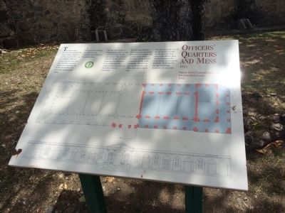 Officers' Quarters and Mess Marker image. Click for full size.