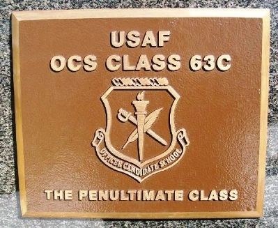 USAF OCS Class 63C Marker image. Click for full size.