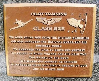 Pilot Training Class 52E Marker image. Click for full size.