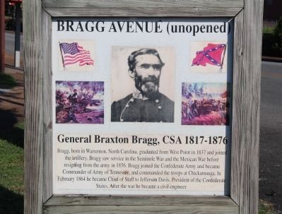 Bragg Avenue Marker image. Click for full size.