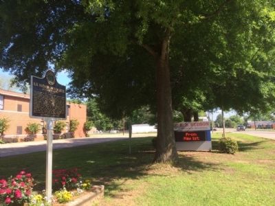 R.B. Hudson High School Marker & middle school sign. image. Click for full size.