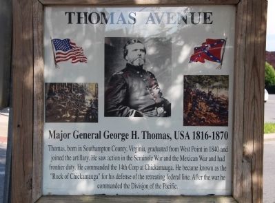 Thomas Avenue Marker image. Click for full size.
