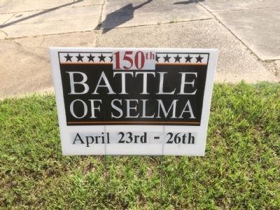150th Anniversary of the Battle of Selma in 2015. image. Click for full size.