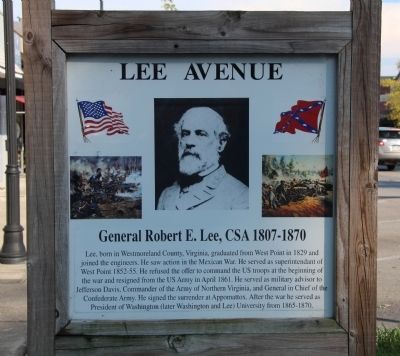Lee Avenue Marker image. Click for full size.