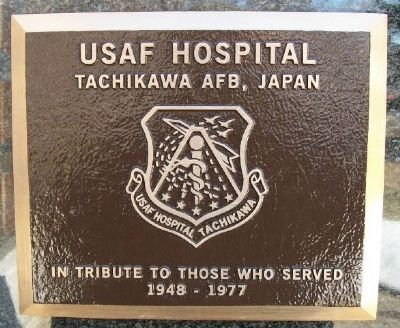 USAF Hospital Marker image. Click for full size.