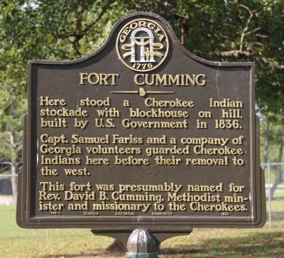 Fort Cumming Marker. Click for full size. Fort Cumming Marker image. Click for full size.