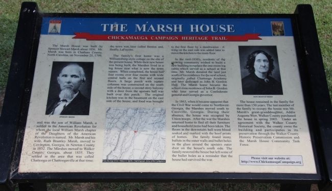 The Marsh House Marker image. Click for full size.