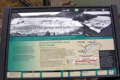 Formation of the Gorge and Falls Marker image. Click for full size.