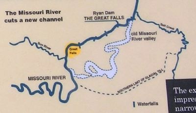 Map of the Old Missouri River Valley and the New Channel image. Click for full size.