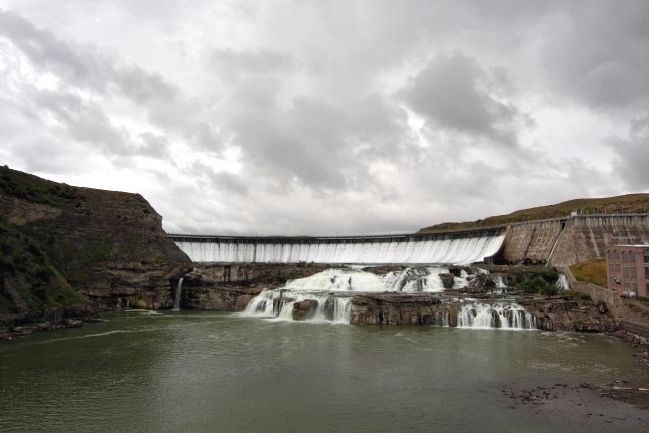 Ryan Dam on the Missouri River image. Click for full size.
