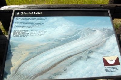 A Glacial Lake Marker image. Click for full size.