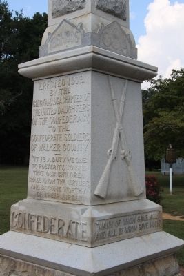 To Our Confederate Soldiers Monument. Click for full size. To Our Confederate Soldiers Monument image. Click for full size.