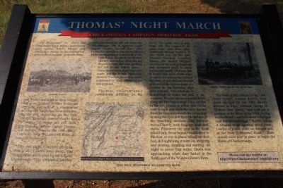Thomas' Night March Marker image. Click for full size.