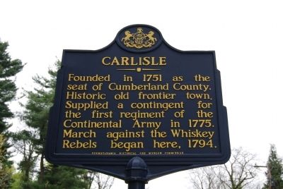 Carlisle Marker. Click for full size. Carlisle Marker image. Click for full size.