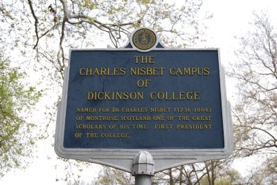 The Charles Nisbet Campus of Dickinson College Marker image. Click for full size.