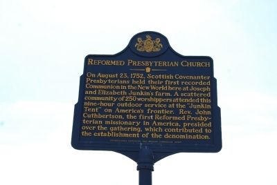 Reformed Presbyterian Church Marker image. Click for full size.