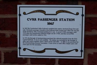 Cumberland Valley Railroad Passenger Station image. Click for full size.