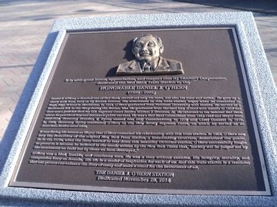 Honorable Daniel J. O’Hern Marker. Click for full size. Honorable Daniel J. O’Hern Marker image. Click for full size.