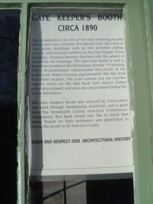 Gate Keepers Booth Marker. Click for full size. Gate Keepers Booth Marker image. Click for full size.