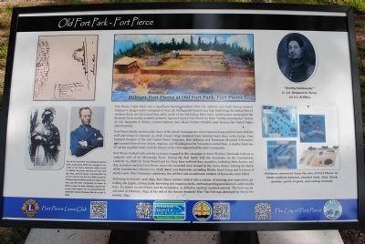 An additional Old Fort Park Marker. Click for full size. An additional Old Fort Park Marker image. Click for full size.