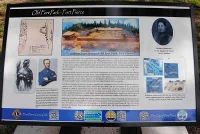 An additional Old Fort Park Marker image. Click for full size.