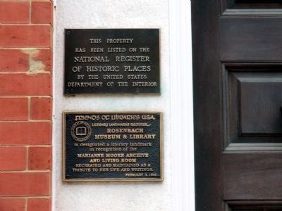 Dr. A.S.W. Rosenbach-National Register of HIstoric Places-2010 Delancey Place image. Click for full size.