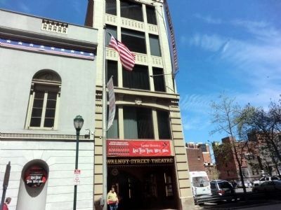 Walnut Street Theatre Marker-Far left. Click for full size. Walnut Street Theatre Marker-Far left image. Click for full size.