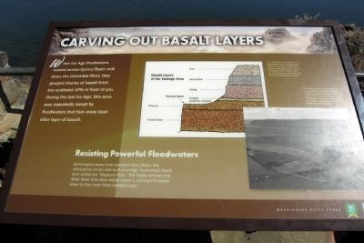 Carving Out Basalt Layers Marker image. Click for full size.