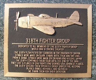 318th Fighter Group Marker image. Click for full size.