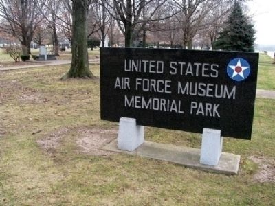 NMUSAF Memorial Park Sign. Click for more information. NMUSAF Memorial Park Sign image. Click for more information.