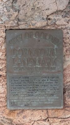 GOOSETOWN TAVERN marker. Click for full size. GOOSETOWN TAVERN marker image. Click for full size.
