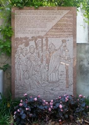 Naming of San Antonio Marker. Click for full size. Naming of San Antonio Marker image. Click for full size.
