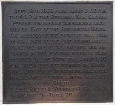 105th Ohio Infantry Monument. Click for full size. 105th Ohio Infantry Monument image. Click for full size.