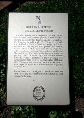 Herrera House Marker. Click for full size. Herrera House Marker image. Click for full size.