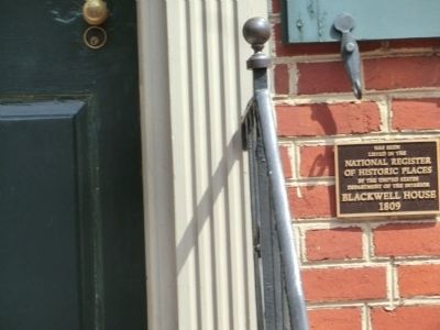 Blackwell House Marker image. Click for full size.