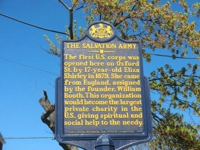 The Salvation Army Marker. Click for full size. The Salvation Army Marker image. Click for full size.