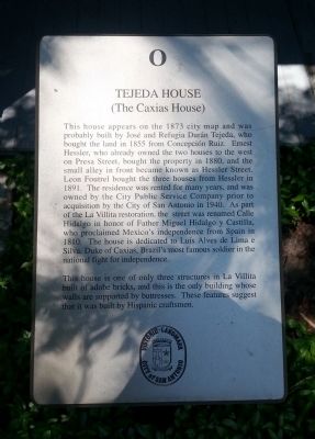Tejada House Marker image. Click for full size.