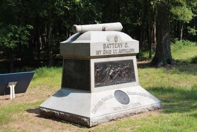 Battery C, 1st Ohio Light Artillery Monument. Click for full size. Battery C, 1st Ohio Light Artillery Monument image. Click for full size.