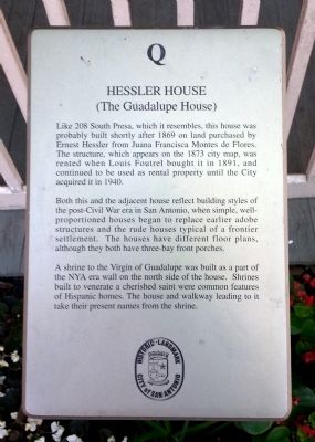 Hessler House Marker. Click for full size. Hessler House Marker image. Click for full size.