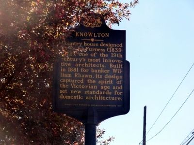 Knowlton Marker. Click for full size. Knowlton Marker image. Click for full size.